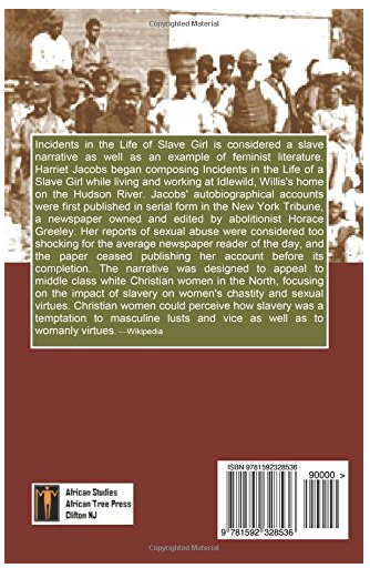 Incidents in the Life of a Slave Girl Paperback by Harriet Ann Jacobs