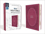 NIV, Holy Bible, Soft Touch Edition, Imitation Leather, Pink, Comfort Print