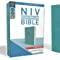 NIV, Value Thinline Bible, Large Print, Imitation Leather, Blue (Special)