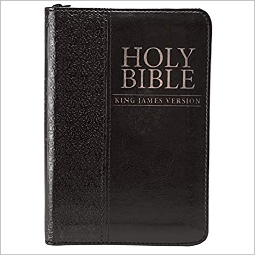 KJV Mini Pocket Edition: Zippered Black