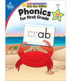 Carson Dellosa Phonics for First Grade Workbook―Writing Practice, Tracing Letters, Writing Words With Incentive Chart and Motivational Stickers