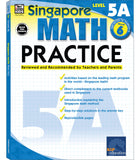 Singapore Math Level 5A 6th Grade Math Workbook, Singapore Math Grade 6, Fractions, Addition, Subtraction, Division, and Multiplication Workbook, 6th Grade Math Classroom or Homeschool Curriculum
