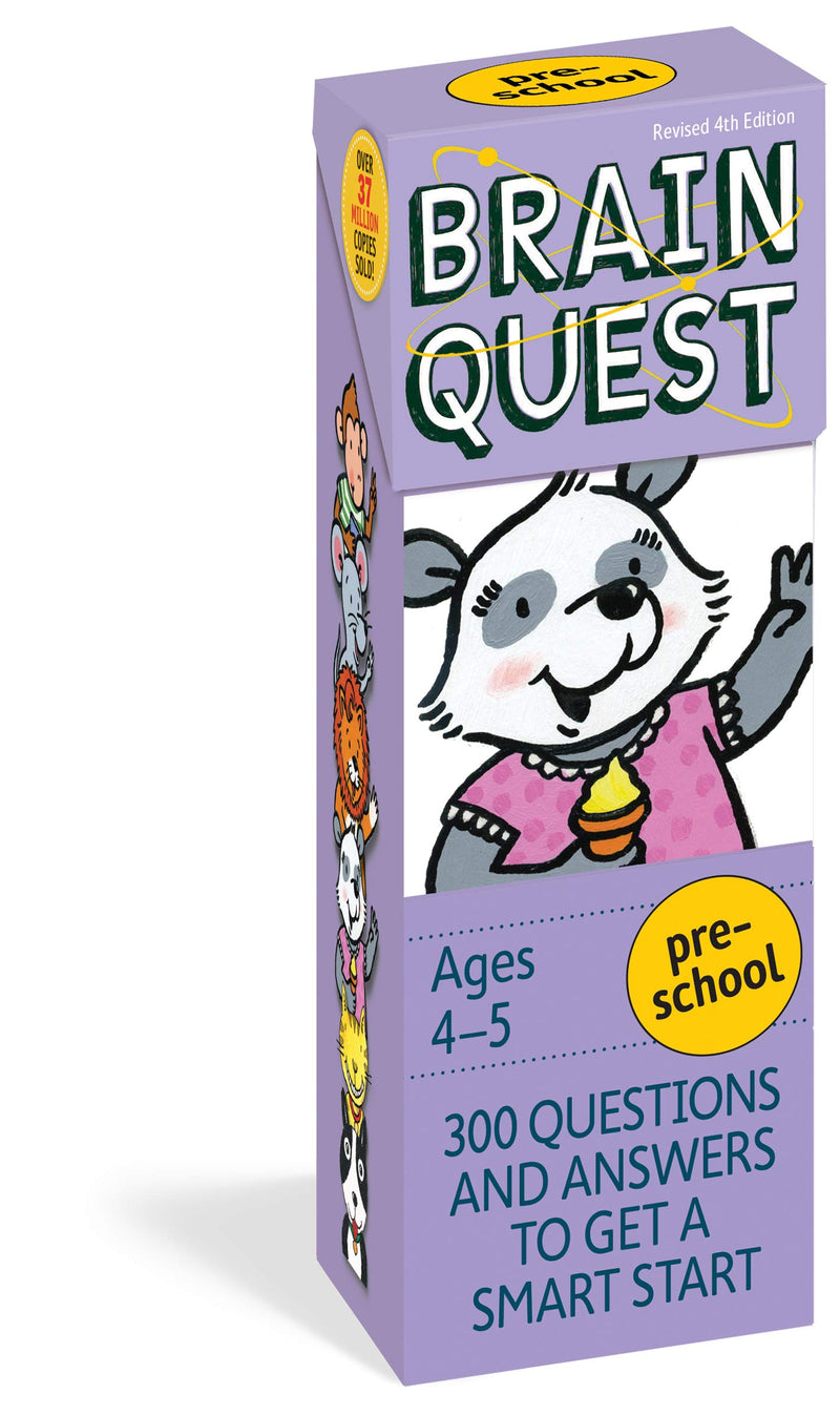 Brain Quest Preschool Q&A Cards: 300 Questions and Answers to Get a Smart Start. Curriculum-based! Teacher-approved!