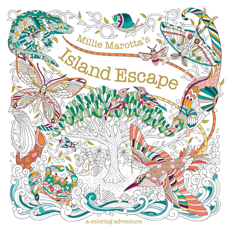 Millie Marotta's Island Escape: A Coloring Book Adventure