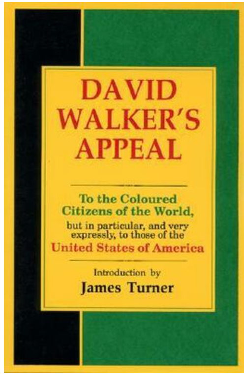 DAVID WALKER'S APPEAL