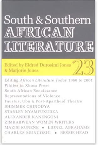 SOUTH AND SOUTHERN AFRICAN LITERATURE #23