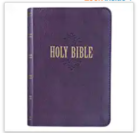 KJV Compact Large Print Lux-Leather Purple